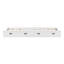 Lit gigogne - 76 po x 41 po x 10 po - Bois - 1 pièce - Lit - Blanc - Blanc + roulettes + anneaux + pour matelas de 6 po