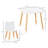 Lasley Kids 3 Piece Rectangular Play Or Activity Table and Chair Set