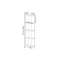 Alice 170cm H x 45cm W x 22.cm D Corner Bookcase Bookshelf Shelving Unit-1120981248