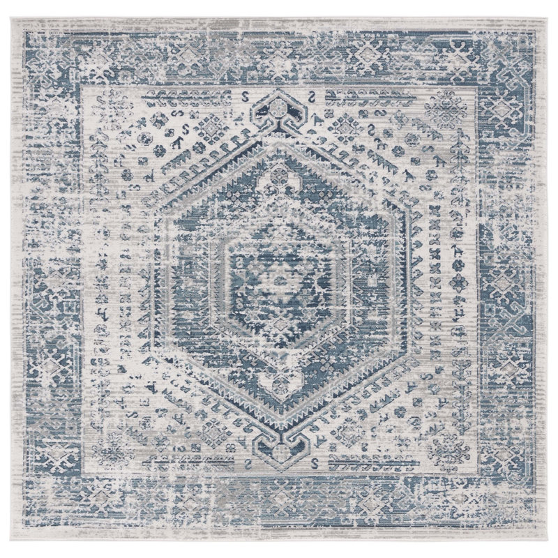 Madison 800 Performance Oriental Rug, Square 6'7"