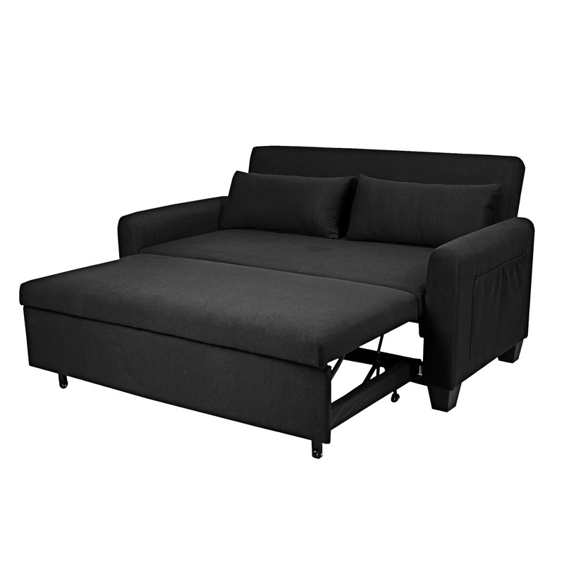 Canapé-lit convertible, Noir