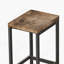 Ensemble de table de salle à manger long avec 3 tabourets, facile à assembler