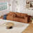108.3" Sectional Foam Couch-266720588