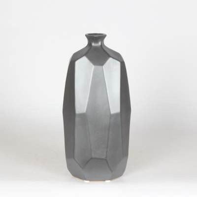 Vase de table en verre 11,14 po gray Hamden