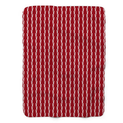 Ruby Lines - 1 Piece Premium Sherpa Blanket 0221