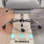 Fauteuil de direction en flanelle avec repose-pieds Cool Grey Snow