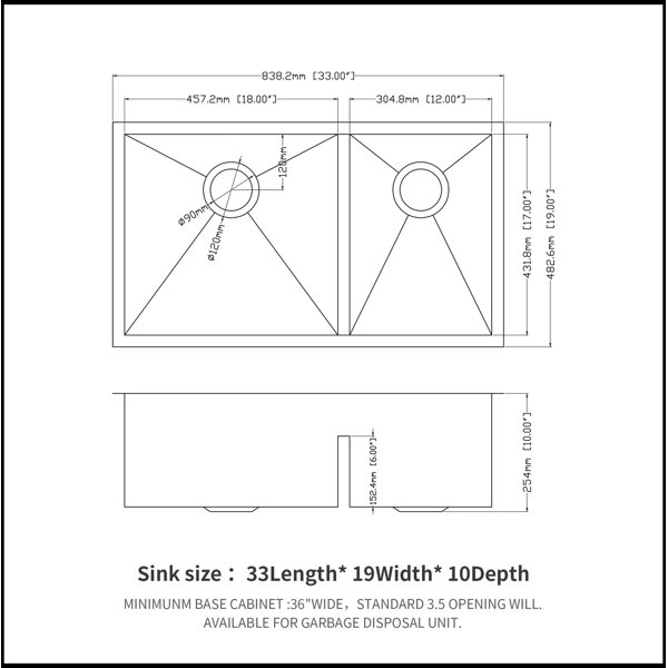Dimensions du produit