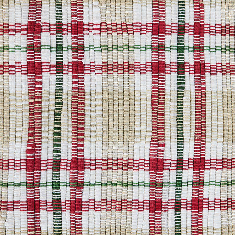  Cozy Christmas Chindi Table Runner 13 Inches x 54 Inches, 54" L x 13" W