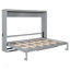 Grand lit escamotable mural et USB
