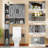 32'' W  Freestanding Over The Toilet Storage with Height Adjustable Shelf-873390666