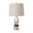 Buoy, 27" Poly Coastal Table Lamp White and Blue