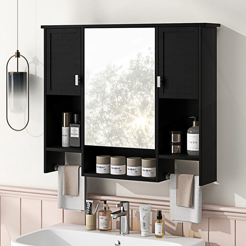 Armoire de salle de bain murale moderne, armoire de salle de bain murale avec miroir, armoire d'appoint