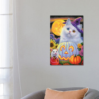 «Boo's Halloween», reproduction d'art sur toile tendue