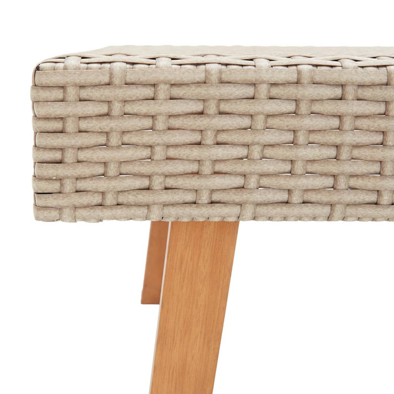 Méridienne 4 pièces avec coussins Dayamin, Gris, Chêne