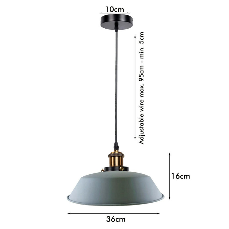 Colston 1 - Light Pendant, White