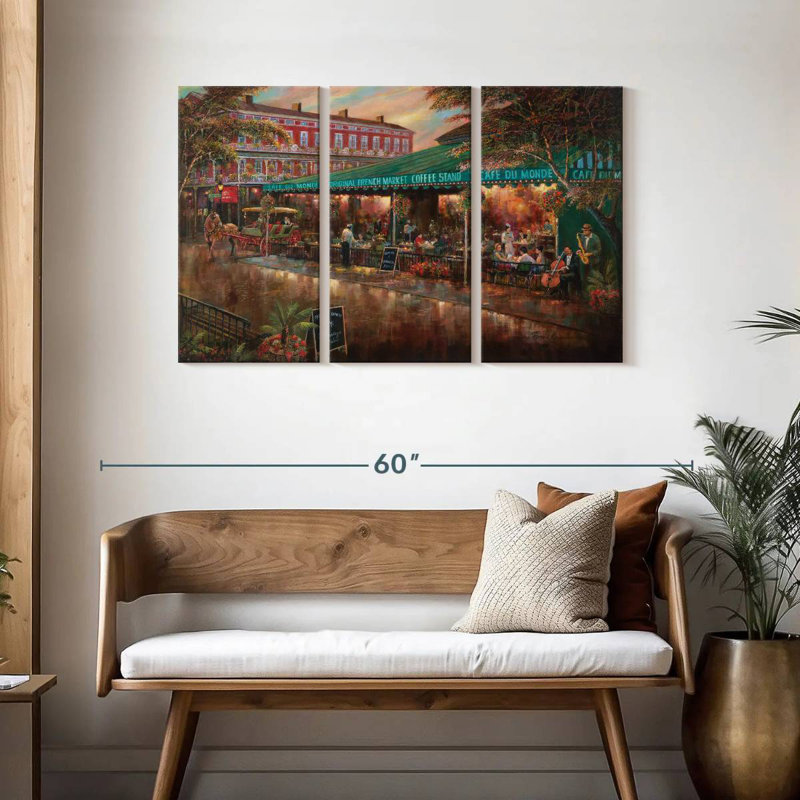 Sireci Cafe Du Monde Al Fresco, 28" H x 45" W