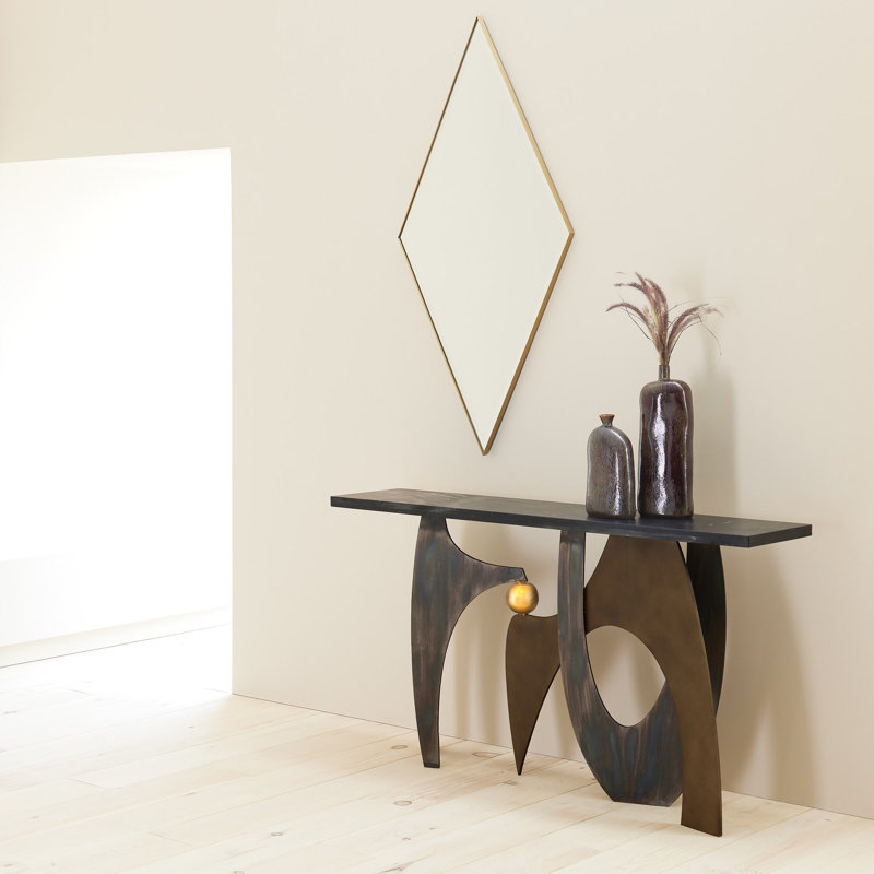 64'' W Marble Console Table