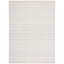 Tapis géométrique tissé à la main Scheid en ivoire / gris-421141679