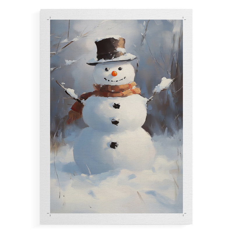 Art des Fêtes de Noël - série 2-CXI - impression sur toile seulement - NON-CADRE, H 18 po x l 12 po