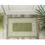 Greek-Key Green Cream Non-Slip Polypropylene Area Rug — Washable Door Mat & Hallway Runner for Living Room, Kitchen & Bedroom-701013053
