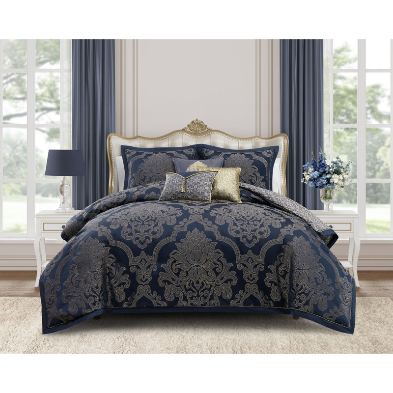 Ensemble d'édredon très grand 3 pièces Vaughn, Édredon pour très grand lit + 2 taies décorativ