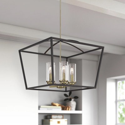 Skegness 5 - Light Dimmable Lantern Geometric Chandelier