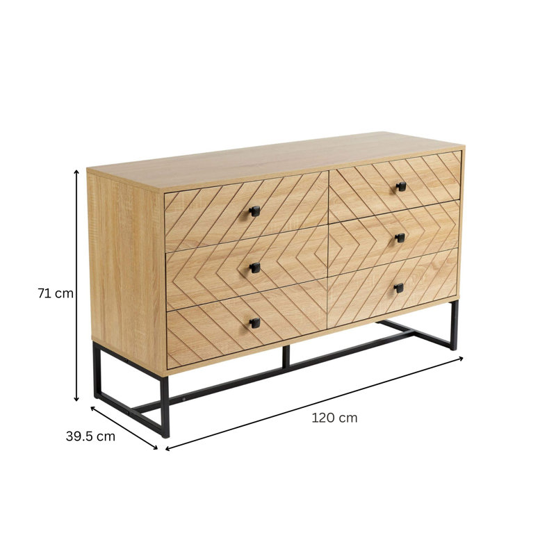 Landers 6 Drawer Chest Storage Unit
