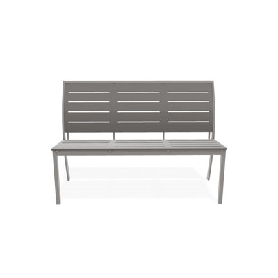 Banc de parc empilable aluminium Bazza