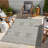 Silver 8X10 Indoor/Outdoor Area Rug - Durable And Weather-Resistant Floor Covering-499472495