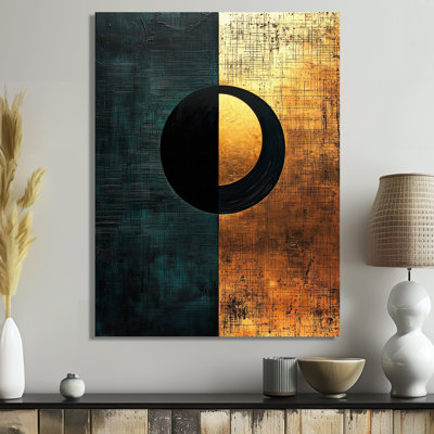 «Geometric Art Decor Essential Forms VIII», art mural moderne en métal, impression d'art moderne en métal