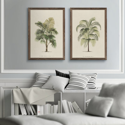 " Les Palmiers III " by Vincent Van Gogh 2 - Pieces