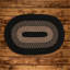 Tapis réversible en mélange de laine Lionel - noir-2026953777