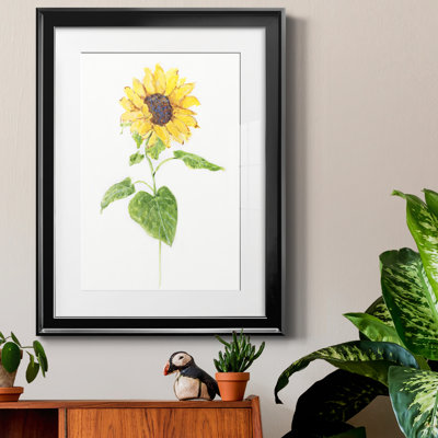 «Sunflower I» par J Paul - reproduction d'art encadrée