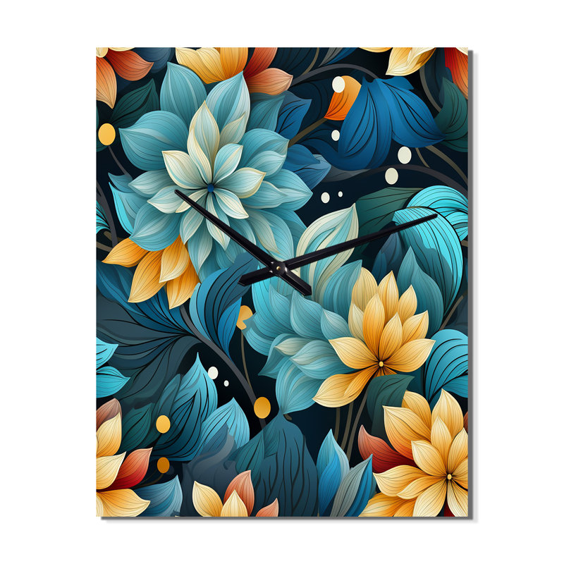 Janiyyah - Horloges murales florales, Petit