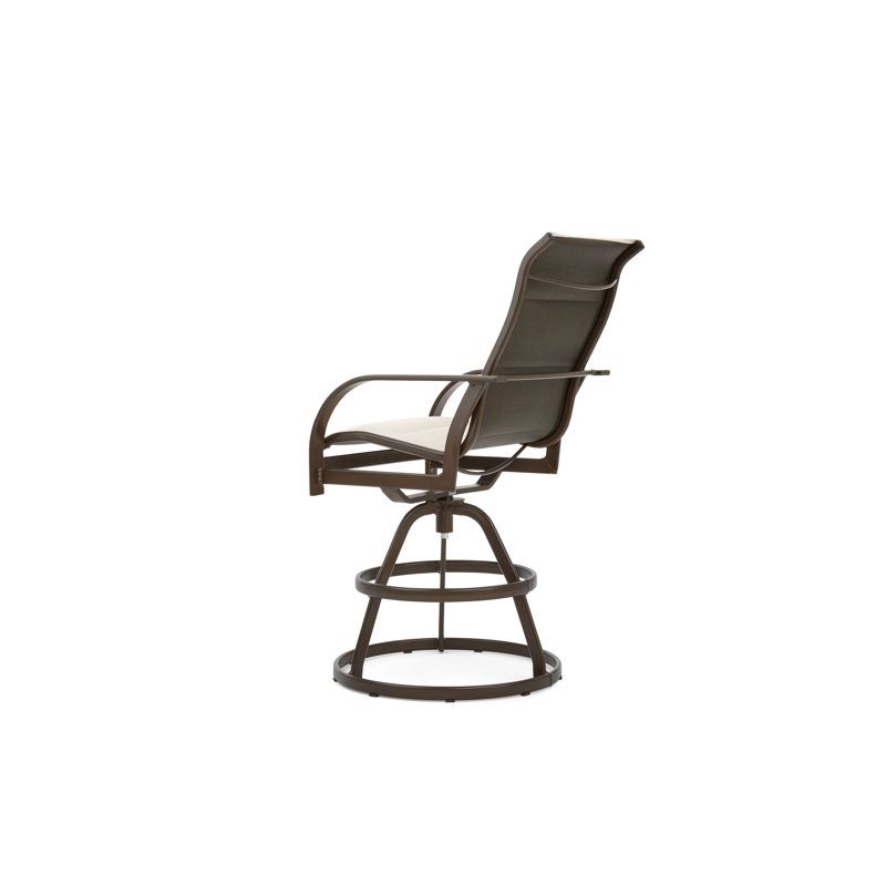 Key West Outdoor Swivel Bar Stool, Asgard Limonetto
