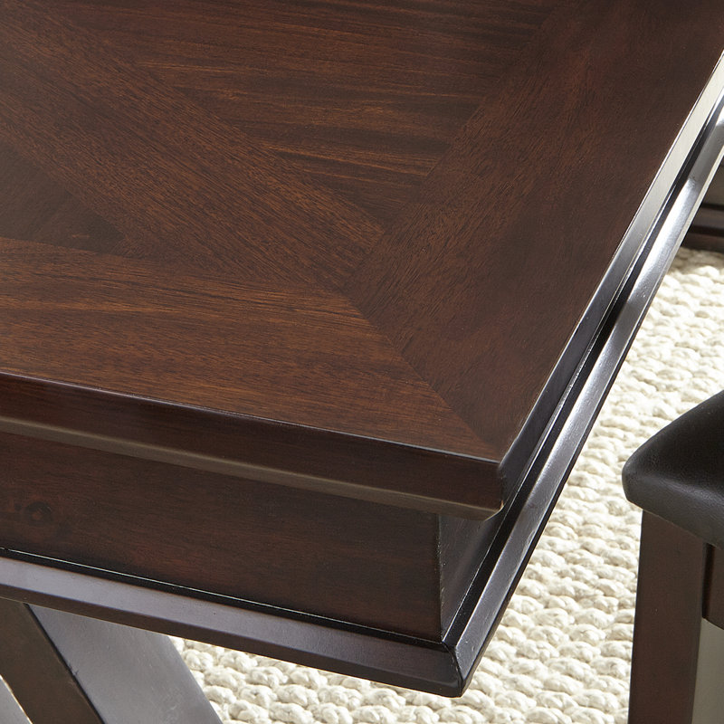 Earlville Extendable Ash Solid Wood Base Dining Table