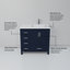 Ensemble de meuble-lavabo décalé à droite 36 po x P 22 po jacques, robinet et miroir 34 po.-66637673-90700292