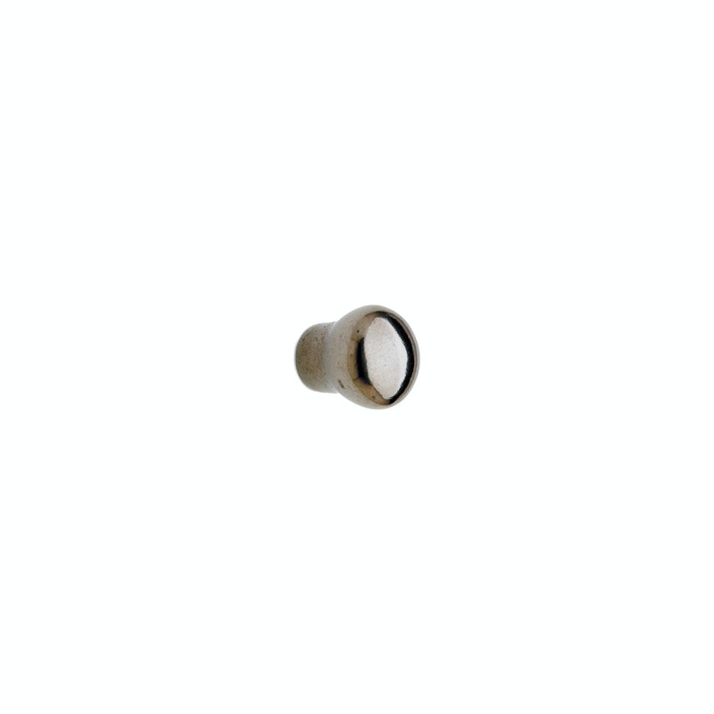 Bronze Mushroom Knob, White Bronze Dark