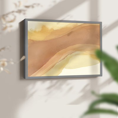 Coucher de soleil couchant II - reproduction encadrée - réversible