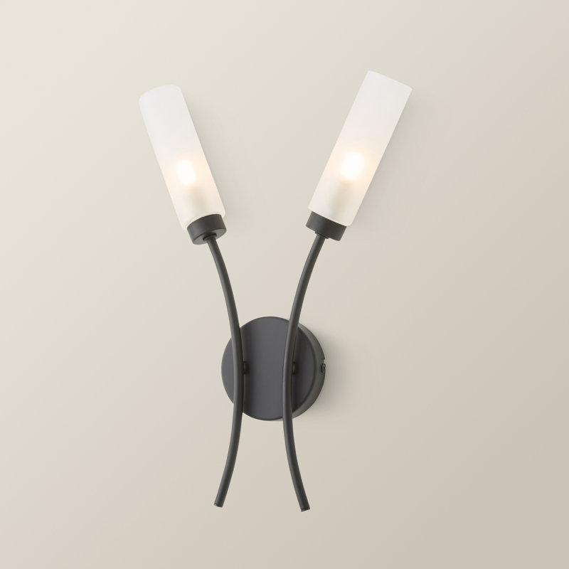 Aaniyah Armed Sconce, Matt Black, No