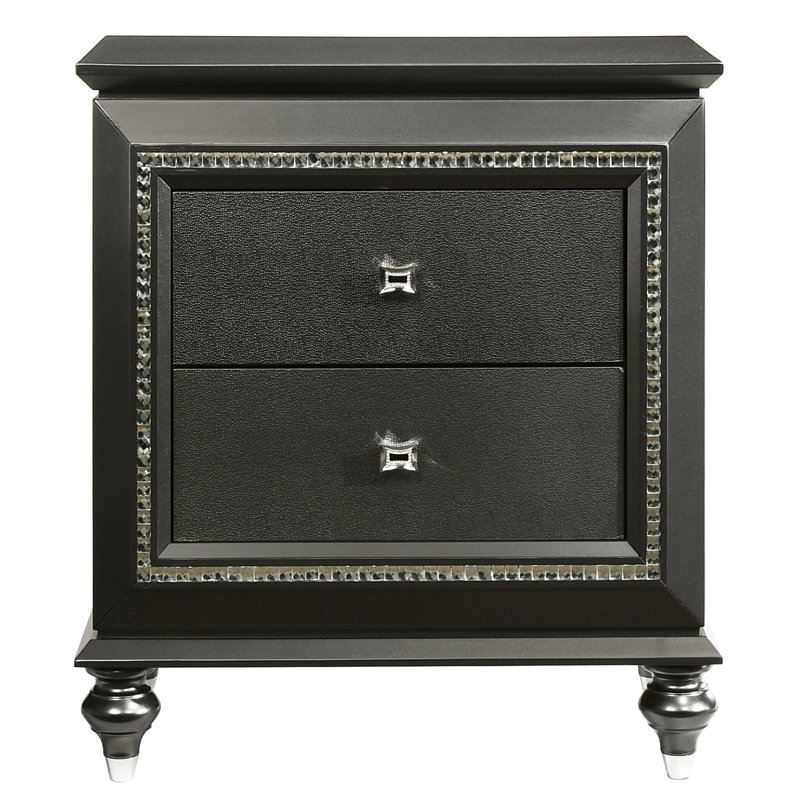 Table de chevet 2 gris