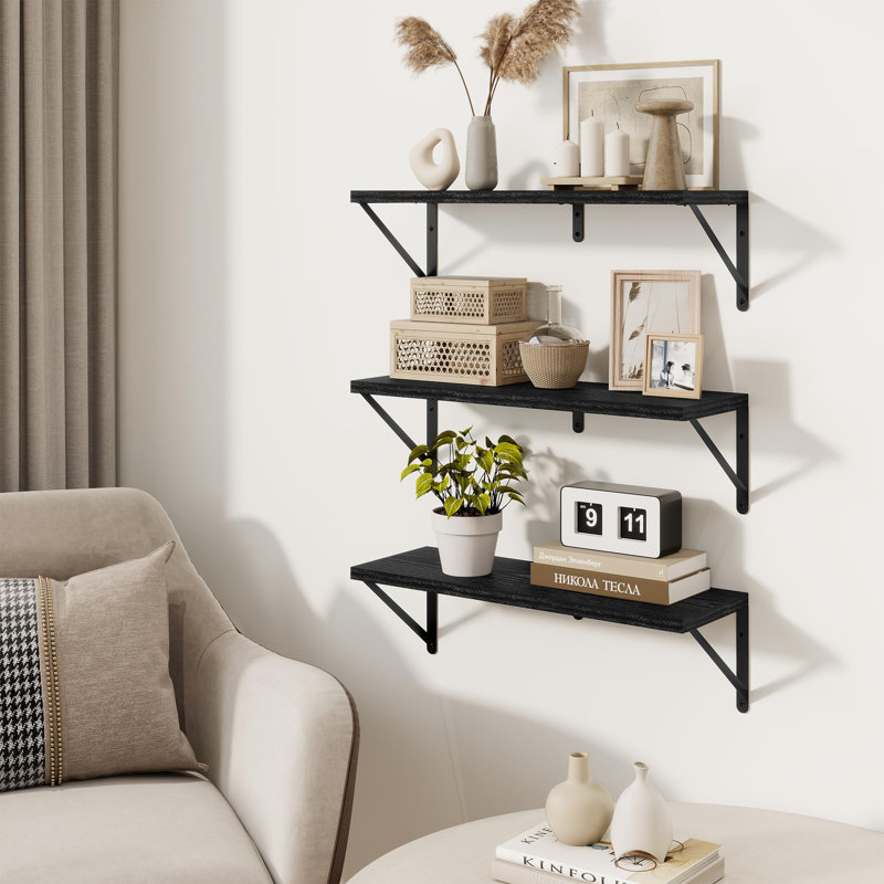 Floating Shelf, Black