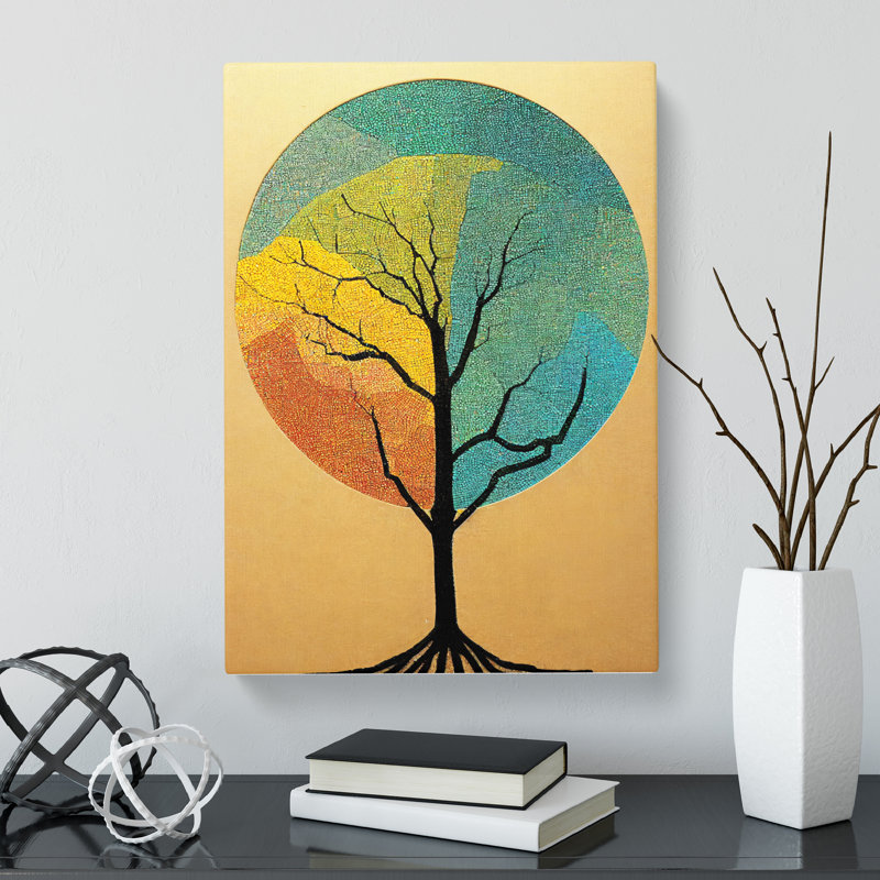 Tree Design Vol.4 - Wrapped Canvas, 76cm H x 50cm W x 3cm D
