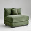 Chaise rembourrée de 34 po de hauteur avec dossier rembourré et module sans accoudoir pour canapé modulaire-449026927