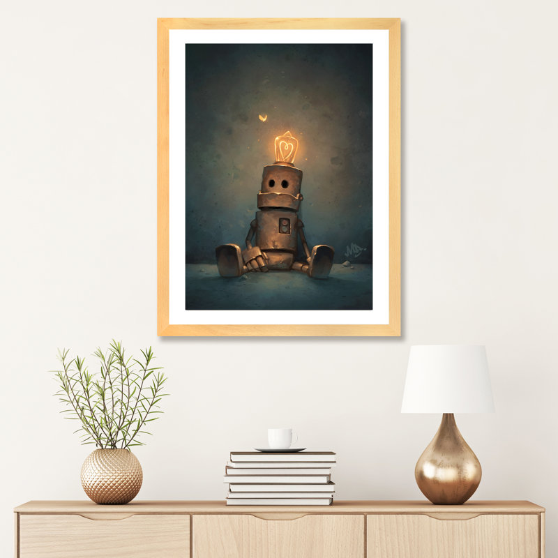 Fantasy & Sci-Fi, 24" H x 16" W x 1" D, Natural Wood Framed Fine Art Paper