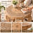 Hand-Carved Solid Wood End Table