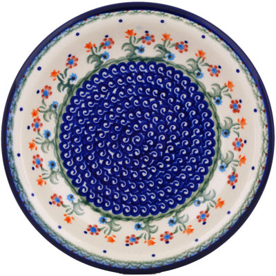 Spring Flowers Handmade Stoneware Pasta Bowl