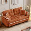 Causeuse en chenille avec quatre coussins-1595088827