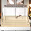 Structure de lit tapissier pleine grandeur avec tête de lit en tissu de velours, support de lattes en bois robuste, silencieux, aucun sommier tapissier requis, blanc -136217975-136217972