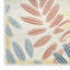 Floral Indoor/Outdoor Ivory Blue Area Rug-1714103558